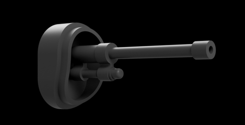 パンツァーアート GB35-158 1/35 M3 スチュアート (M6)砲身・ブローニング1919銃身(汎用)