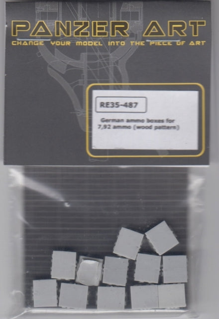 パンツァーアート RE35-487 1/35 ドイツ WWII 7.92mm 弾薬箱 (木製)