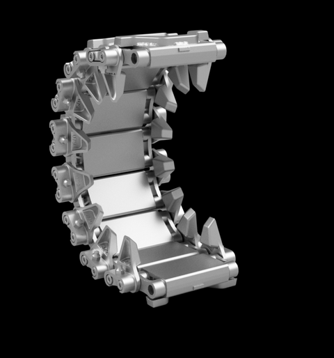 パンツァーアート TR16-012 1/16 シャーマン VVSS T-54E1 スチール履帯