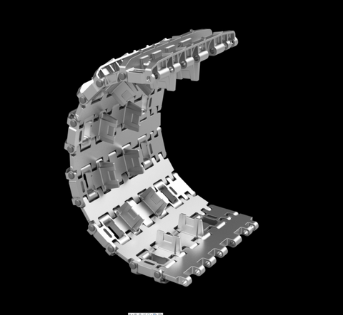 パンツァーアート TR16-014 1/16 VI号戦車 キングタイガー スタンダードタイプ履帯