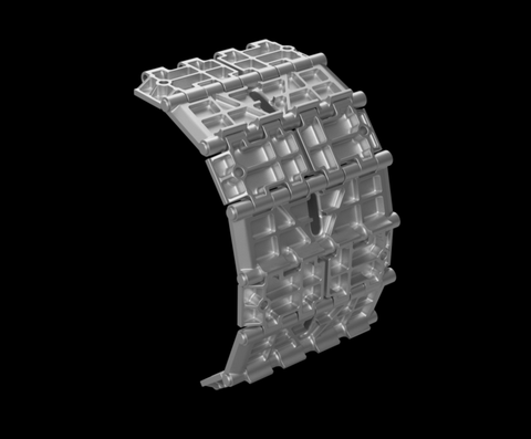 パンツァーアート TR16-015 1/16 T-34 500mm「V」パターン履帯