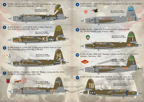 プリントスケール 144-007 1/144 B-26 マローダー Part 1