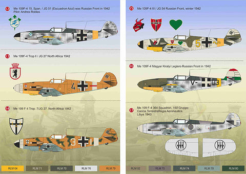 プリントスケール 144-020 1/144 メッサーシュミットMe-109 F