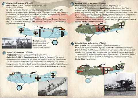 プリントスケール 72-251 1/72 LFG ローランド C.II ウォルフィッシュ