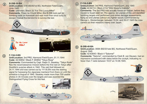 プリントスケール 72-271 1/72 ボーイング B-29 スーパーフォートレス Part 1