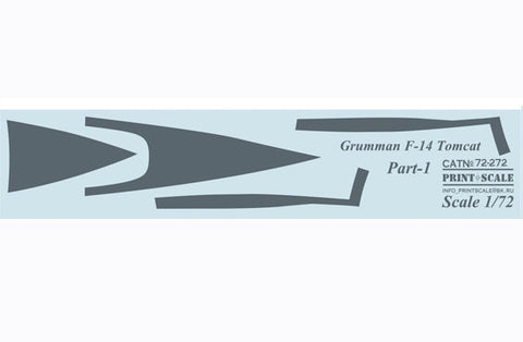 プリントスケール 72-272 1/72 グラマン F-14 トムキャット Part 1 コンプリートセット