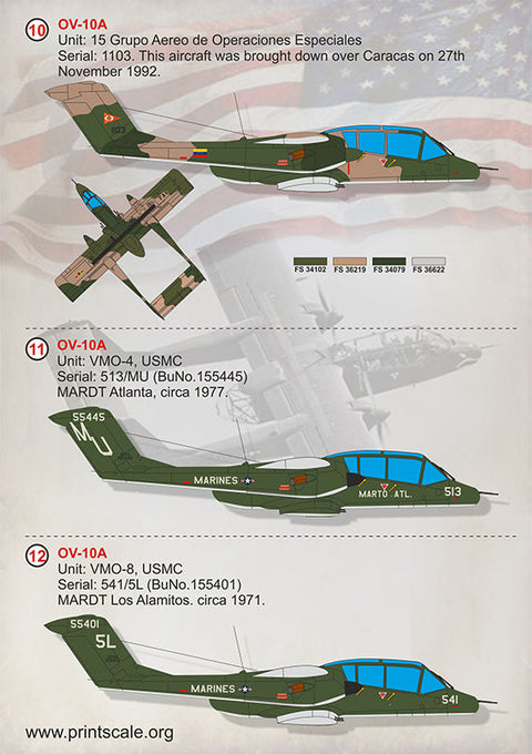 プリントスケール 72-317 1/72 OV-10 ブロンコ