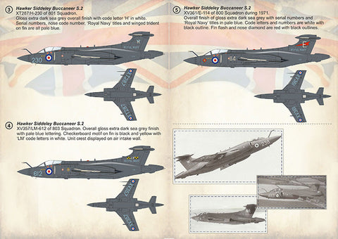 プリントスケール 72-401 1/72 ホーカー・シドレー・バッカニア Part 1