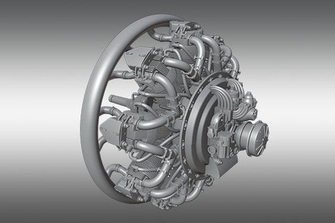 プリントスケール PSR72020 1/72 ブリストル・マーキュリー エンジン