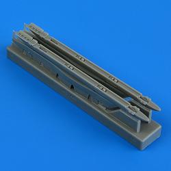 クイックブースト QB49 168 1/48 Sepecat Jaguar GR.1/GR.1a 上部パイロン(アダプター付き) (AIRFIX用)