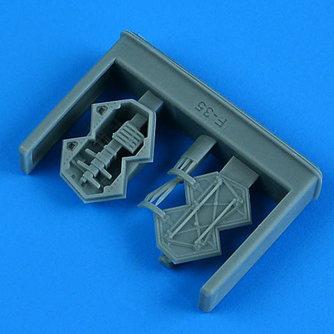 クイックブースト QB72 704 1/72 F-35A/B/C ライトニング II ラダー - 閉状態 (TAMIYA用)