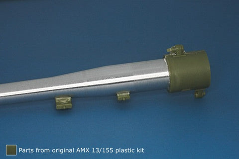 RBモデル 35B126 1/35 フランス AMX13/155自走榴弾砲 砲身 155mm L/33