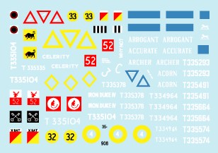 スターデカール 35-908 1/35 イギリスA34コメット戦車 WWII,冷戦期 イン ヨーロッパ