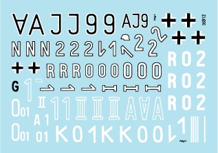 スターデカール 35-912 1/35 パンサーA・G型指揮戦車