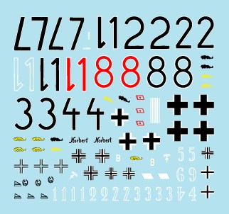 スターデカール 35-928 1/35 ドイツ アフリカ軍団 ミックス #4 I号対戦車自走砲,タイガーI