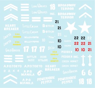 スターデカール 35-934 1/35 アメリカ 第44戦車大隊 M4 コンポジットハル シャーマン,M5A1スチュアートイン フィリピン