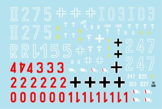 スターデカール 35-939 1/35 ドイツ アフリカ軍団 ミックス #2 タイガーI, I号戦車A・B型, I号指揮戦車