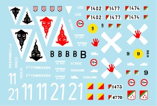 スターデカール 35-948 1/35 現用アフリカの戦争 #3 カタンガとコンゴの傭兵と特殊部隊