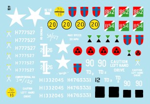 スターデカール 35-961 1/35 M19 ダイアモンド戦車運搬車 # 3 イギリス車両 イン 北西ヨーロッパ