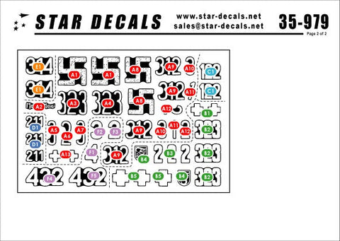 スターデカール 35-979 1/35 ベルリン #3 首都周辺のパンサー・パンサートーチカ