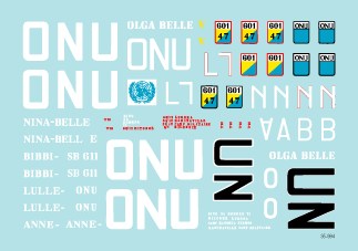 スターデカール 35-984 1/35 コンゴ動乱 国連軍スウェーデン軍部隊 M3A1 スカウトカー・M8 グレイハウンド