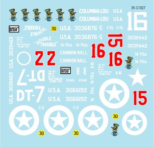 スターデカール 35-C1027 1/35 アメリカ 第70戦車大隊 ユタビーチ - M4 シャーマン, M4 ドーザー, M4A1 DD シャーマン