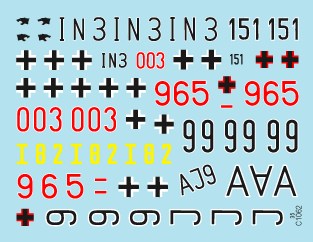 スターデカール 35-C1062 1/35 指揮戦車 #6 パンサーG型指揮戦車