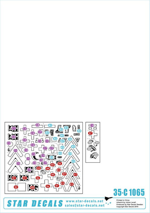 スターデカール 35-C1065 1/35 湾岸戦争 イギリスFV432・M548 砂漠の嵐作戦 1991