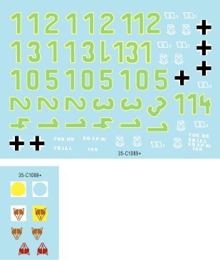 スターデカール 35-C1089 1/35 武装親衛隊のタイガー イン フランス#1 SS第101重戦車第1中隊