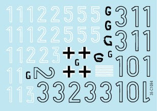 スターデカール 35-C1094 1/35 キングタイガー/タイガーII #2 SS第502/503重戦車大隊