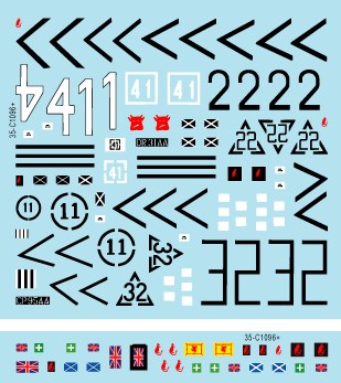 スターデカール 35-C1096 1/35 イラク戦争のイギリス軍 #1 チャレンジャー2