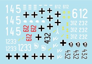 スターデカール 35-C1117 1/35 IV号戦車 F2型