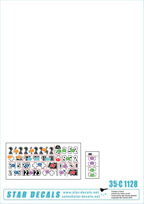 スターデカール 35-C1128 1/35 ドイツ パンサーG型 東部戦線'44-45