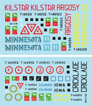 スターデカール 35-C1139 1/35 イギリス 第9機甲旅団のシャーマンII/III 北アフリカ,中東