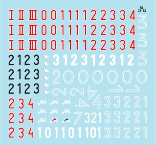 スターデカール 35-C1143 1/35 第505重戦車大隊 タイガーI初期/中期 西部戦線1943 '雄牛'マーキング #1