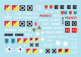 スターデカール 35-C1168 1/35 イギリス連邦共同体のマーキング 朝鮮戦争1950-53年 チャーチル、ジープ、ユニバーサルキャリア、クロムウェル、ディンゴ SC