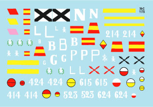 スターデカール 35-C1175 1/35 WWII 西班 スペイン内戦 #7 ナショナリスト派(反乱軍)に派遣された1号戦車A型