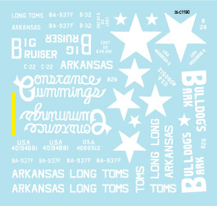 スターデカール 35-C1190 1/35 朝鮮戦争 アメリカ アメリカ陸軍砲兵隊 #2 M40 155mm “アーカンソンロングトム”