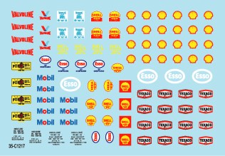 スターデカール 35-C1217 1/35 WWII 現用 55ガロン/200リットルドラム缶用オイルメーカーマーキング集