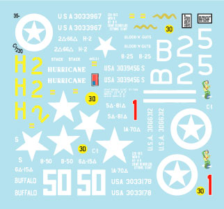 スターデカール 35-C1230 1/35 WWII アメリカ M4シャーマンD-デイ75周年スペシャル フランス ノルマンディー1944年