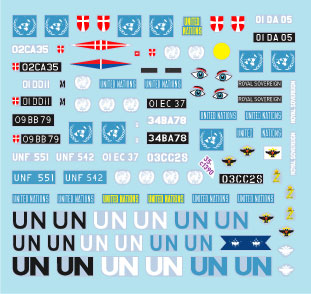 スターデカール 35-C1390 1/35 キプロス紛争のフェレット偵察車#1 イギリス・デンマーク軍のフェレットMk.1・Mk.2
