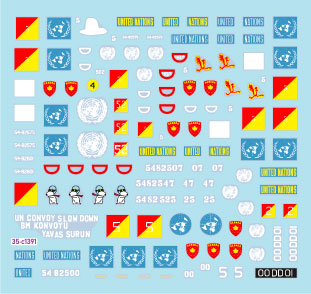 スターデカール 35-C1391 1/35 キプロス紛争のフェレット偵察車#2 UNFICYPのカナダ軍フェレットMk.1・Mk.2