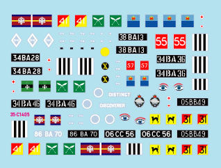 スターデカール 35-C1405 1/35 マラヤ危機とマレーシア紛争のフェレットMk.2/2・Mk.2/3偵察装甲車 1950-60年代