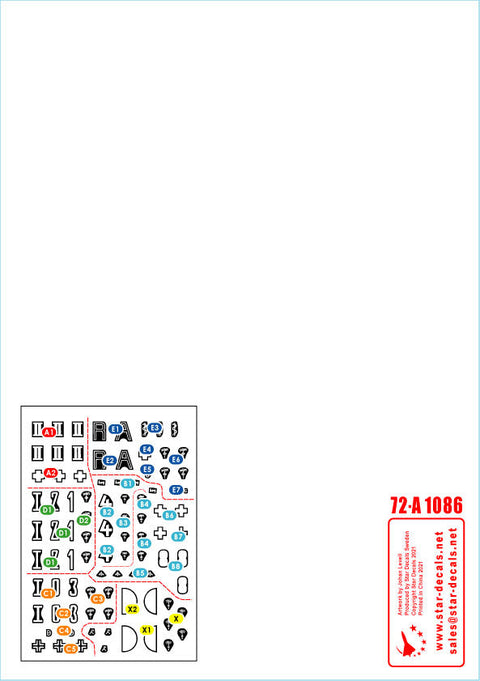 スターデカール 72-A1086 1/72 パンツァーインデザート#3 北アフリカでのII号戦車A-C型