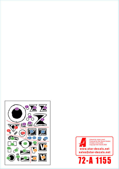 スターデカール 72-A1155 1/72 ウクライナの戦争#16 ロシアのTOS-1Aロケット砲 2022~23年