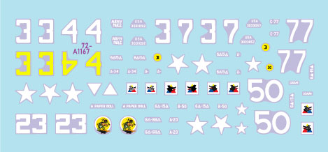 スターデカール 72-A1167 1/72 アメリカ第 6 機甲師団 # 1シャーマン ミックスM4 コンポジット・M4A3・M4A3E8