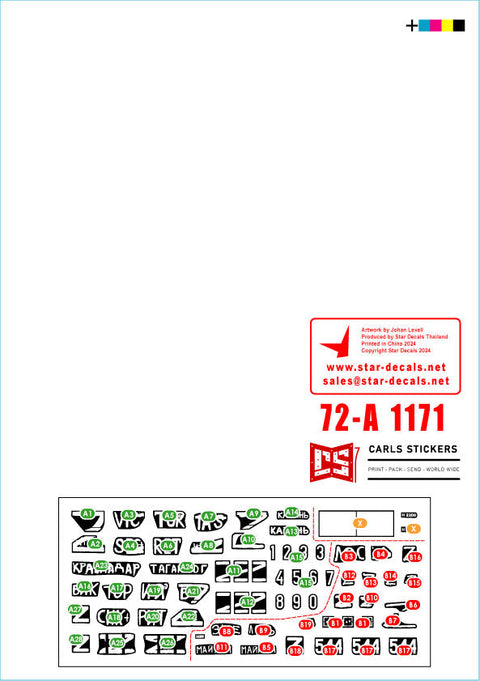 スターデカール 72-A1171 1/72 ウクライナ戦争#23 2022年 マリウポリの戦いのロシア軍 T-72B3 2012/2016年型