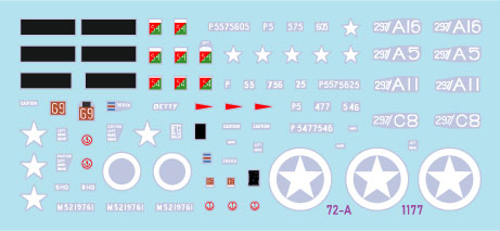スターデカール 72-A1177 1/72 D-デイイギリス DUKW/シープ水陸両用車#2 第297総合輸送中隊/ビーチ集団
