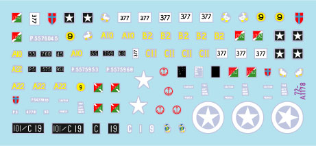 スターデカール 72-A1178 1/72 D-デイイギリス DUKW水陸両用車#3 第101/第377総合輸送中隊