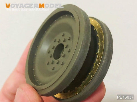 ボイジャーモデル PE16037 1/16 現用 アメリカ M551 シェリダン空挺戦車 ロードホイールディテール&弾薬箱(タミヤ 56043用)